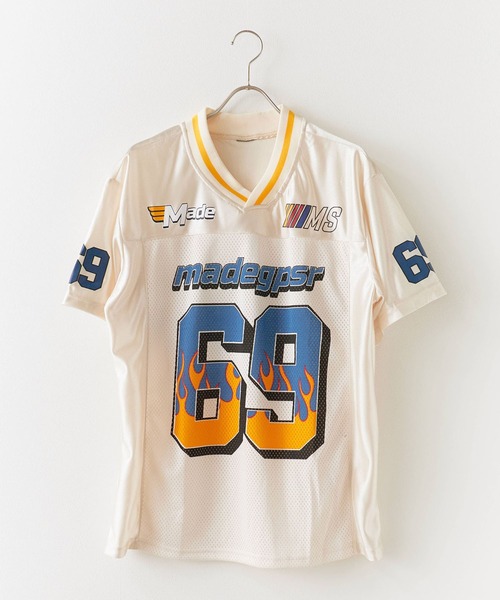 ROOPTOKYO(ループトウキョウ)の「Basketball uniform style mesh top / バスケユニフォーム風 メッシュトップス(Tシャツ/カットソー・メンズ・ブラック/ホワイト・M/L)」の17枚目の写真