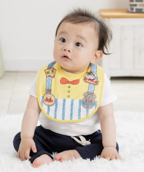 ANPANMAN KIDS COLLECTION（アンパンマンキッズコレクション）の「スタイ3点セット（スタイ/よだれかけ・キッズ・ブルー/ピンク・ONE SIZE）」の9枚目の写真