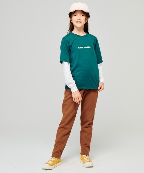 KRIFF MAYER Kid's Collection（クリフメイヤーキッズコレクション）の「裏シャギーパンツ（スウェットパンツ・キッズ・ブラック/ブラウン/ライトブルー/ダークブルー/ダークグリーン/グレー/チャコール/バーガンディー/カーキ/ナチュラル/ブルーグリーン・130/120/170/160/150/140）」の13枚目の写真