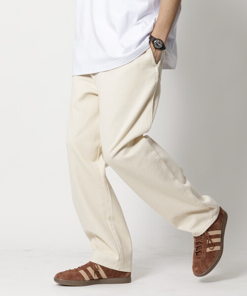FREAK'S STORE(フリークスストア)の「イージーウェア デニム イージーパンツ/DENIM EASY PANTS(デニムパンツ・メンズ・ネイビー/ブラック/ブルー/オフホワイト・MEDIUM/SMALL/LARGE)」の21枚目の写真