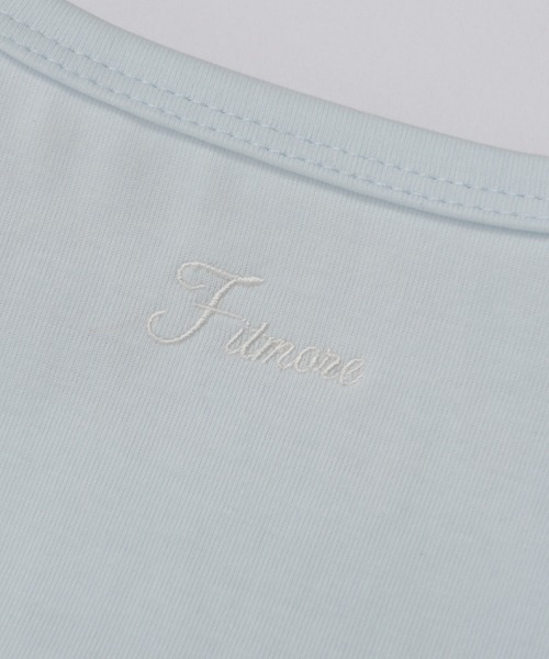 Fit more（フィットモア）の「裾ドッキング刺繍Tシャツ（Tシャツ/カットソー・レディース・ピンク/ブルー/ブラック・FREE）」の17枚目の写真