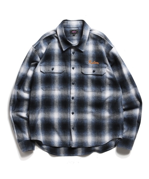 ROTAR（ローター）の「Melange Check Work Shirt（シャツ/ブラウス・メンズ・レッド/ブラック/ブルー・X-LARGE/LARGE/MEDIUM）」の9枚目の写真