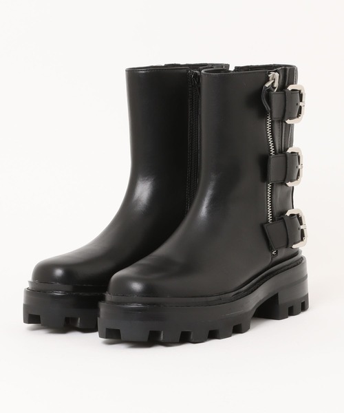Jeffrey Campbell(ジェフリーキャンベル)の「ベルトデザインブーツ(ブーツ・レディース・ブラック・35/36/37/38/39)」の18枚目の写真