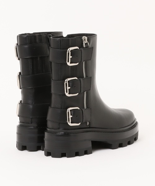 Jeffrey Campbell(ジェフリーキャンベル)の「ベルトデザインブーツ(ブーツ・レディース・ブラック・35/36/37/38/39)」の17枚目の写真