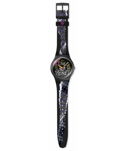 SWATCH(スウォッチ)の「BLANK CHECK(アナログ腕時計・レディース・ブラック・FREE)」の3枚目の写真