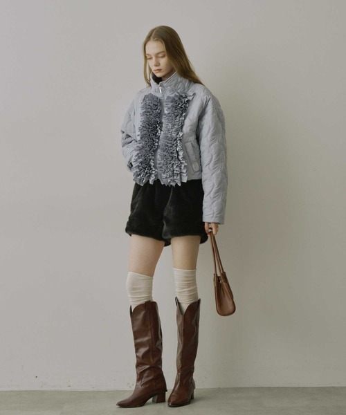 セール】フェイクファーショートパンツ（その他パンツ）｜VIOLETTA