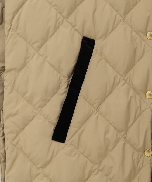 セール】【TAION×LIMONTA】別注ベロアパイピングロングダウン（ダウン