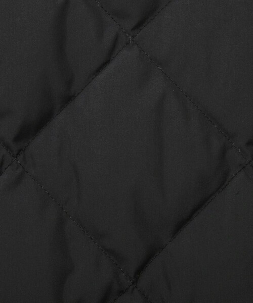 TAION（タイオン）の「【TAION×LIMONTA】別注ベロアパイピングロングダウン（ダウンジャケット/コート・レディース・ブラック/ベージュ/ネイビー・FREE）」の4枚目の写真