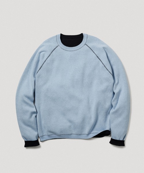 ADAM ET ROPE'（アダムエロペ）の「《リバーシブル》カシミヤブレンド ニットプルオーバー（ニット/セーター・メンズ・ライトグレー/ブラック/ネイビー/ダークブラウン/ブルー系その他5・L/M）」の7枚目の写真