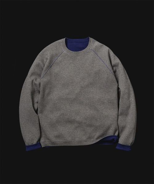 ADAM ET ROPE'（アダムエロペ）の「《リバーシブル》カシミヤブレンド ニットプルオーバー（ニット/セーター・メンズ・ライトグレー/ブラック/ネイビー/ダークブラウン/ブルー系その他5・L/M）」の11枚目の写真