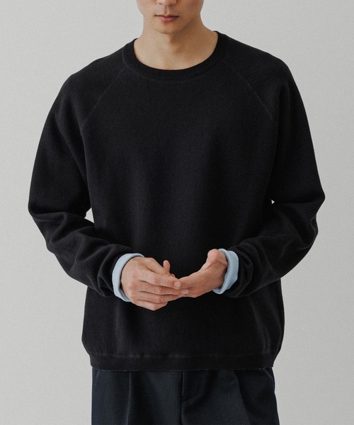 ADAM ET ROPE'（アダムエロペ）の「《リバーシブル》カシミヤブレンド ニットプルオーバー（ニット/セーター・メンズ・ライトグレー/ブラック/ネイビー/ダークブラウン/ブルー系その他5・L/M）」の12枚目の写真