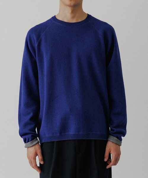 リバーシブル》カシミヤブレンド ニットプルオーバー（ニット/セーター