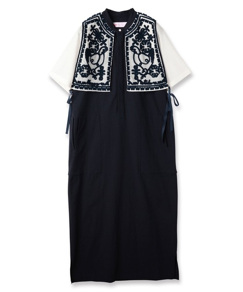 mintdesigns（ミントデザインズ）の「ROOSTER DRESS（ワンピース・レディース・ブラウン/ネイビー・ONESIZE）」の16枚目の写真