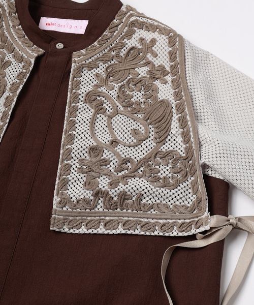 mintdesigns（ミントデザインズ）の「ROOSTER DRESS（ワンピース・レディース・ブラウン/ネイビー・ONESIZE）」の14枚目の写真