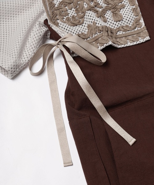 mintdesigns（ミントデザインズ）の「ROOSTER DRESS（ワンピース・レディース・ブラウン/ネイビー・ONESIZE）」の13枚目の写真