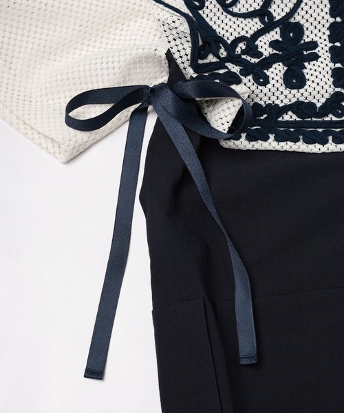 mintdesigns（ミントデザインズ）の「ROOSTER DRESS（ワンピース・レディース・ブラウン/ネイビー・ONESIZE）」の8枚目の写真