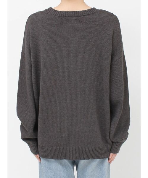 Ungrid(アングリッド)の「【WEB限定】ドッグモチーフジャカードニット(ニット/セーター・レディース・レッド/ネイビー/チャコールグレー・FREE)」の11枚目の写真