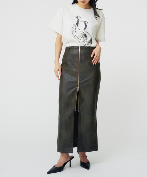 THINGS THAT MATTER(シングス ザット マター)の「LEE IZUMIDA × T-SHIRT / リーイズミダTシャツ(Tシャツ/カットソー・レディース・レッド/オートミール・FREE)」の16枚目の写真