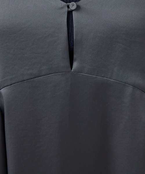 Chaos（カオス）の「Chaos(カオス)/ティントワンピース（ワンピース・レディース・ライトグレー/ピンク系その他/チャコールグレー・FREE）」の5枚目の写真