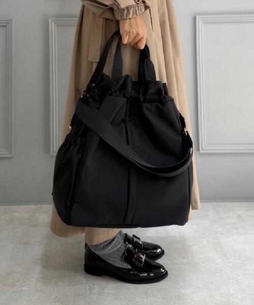ESPERANZA(エスペランサ)の「3WAYシャーリングリュック(バックパック/リュック・レディース・ブラック系2/ブラウン系3・FREE)」の3枚目の写真