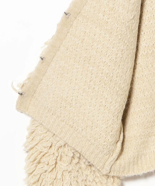 Ray BEAMS（レイビームス）の「ミックス ループ編み ニット ジャケット（ニット/セーター・レディース・ダークブラウン/ベージュ・ONE SIZE）」の20枚目の写真