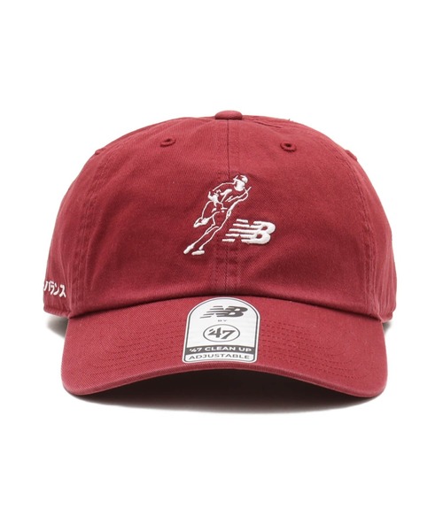 NEW BALANCE（ニューバランス）の「New Balance 大谷翔平 TWILL CAP / ニューバランス オオタニ ショウヘイ ツイルキャップ（キャップ・メンズ・バーガンディー/ホワイト・ONE SIZE）」の3枚目の写真