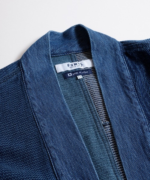 FDMTL（ファンダメンタル）の「FDMTL/ファンダメンタル/PACHWORK HAORI JACKET 3YR WASH（その他アウター・メンズ・インディゴブルー・4/3/2）」の7枚目の写真