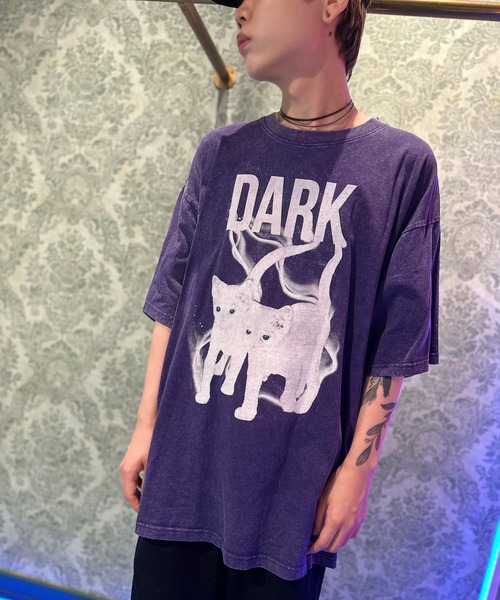milkboy DARK CAT パープル　猫 紫 新品未開封 DARK CAT Tシャツ（Tシャツ/カットソー）｜MILKBOY（ミルクボーイ）の
