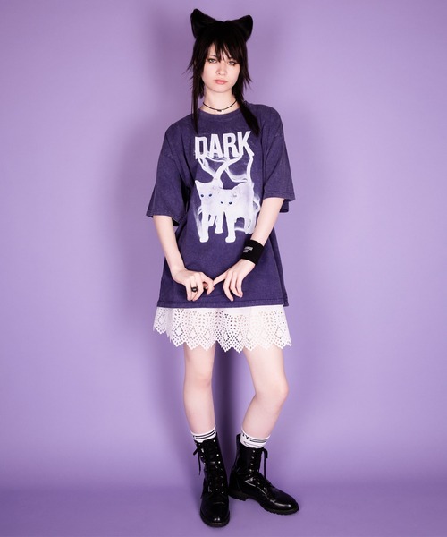 MILKBOY（ミルクボーイ）の「DARK CAT Tシャツ（Tシャツ/カットソー・メンズ・B/C/A・M/L）」の18枚目の写真