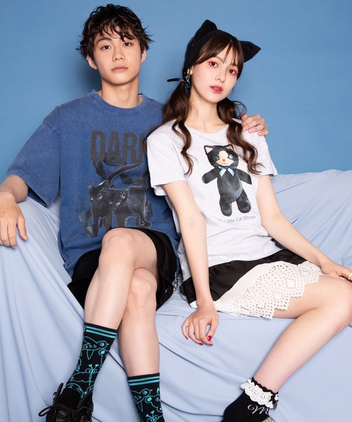MILKBOY（ミルクボーイ）の「DARK CAT Tシャツ（Tシャツ/カットソー・メンズ・B/C/A・M/L）」の19枚目の写真