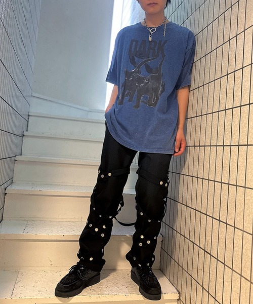 MILKBOY（ミルクボーイ）の「DARK CAT Tシャツ（Tシャツ/カットソー・メンズ・B/C/A・M/L）」の10枚目の写真