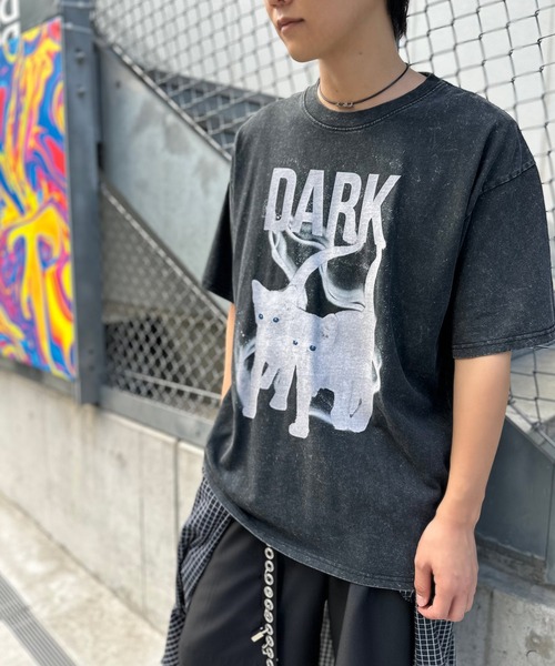 MILKBOY（ミルクボーイ）の「DARK CAT Tシャツ（Tシャツ/カットソー・メンズ・B/C/A・M/L）」の5枚目の写真