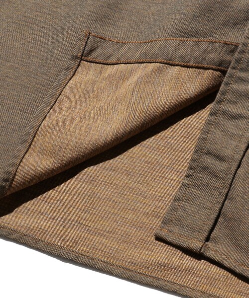 BEAMS PLUS(ビームスプラス)の「ツイル シャンブレー ワークシャツ(シャツ/ブラウス・メンズ・カーキ/グリーン/ブルー・S/M/L/XL)」の13枚目の写真