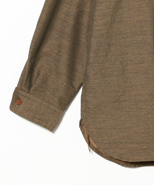 BEAMS PLUS(ビームスプラス)の「ツイル シャンブレー ワークシャツ(シャツ/ブラウス・メンズ・カーキ/グリーン/ブルー・S/M/L/XL)」の18枚目の写真