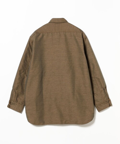 BEAMS PLUS(ビームスプラス)の「ツイル シャンブレー ワークシャツ(シャツ/ブラウス・メンズ・カーキ/グリーン/ブルー・S/M/L/XL)」の19枚目の写真