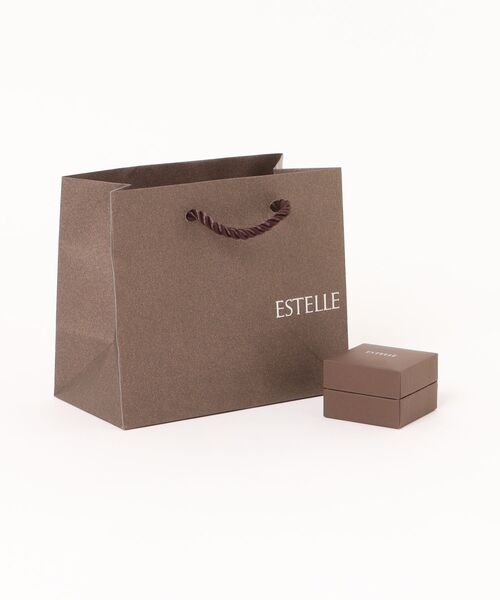 ESTELLE（エステール）の「K10 ピンクゴールド フープ ピアス ESTELLE/エステール（ピアス（両耳用）・レディース・ピンクゴールド・-）」の2枚目の写真