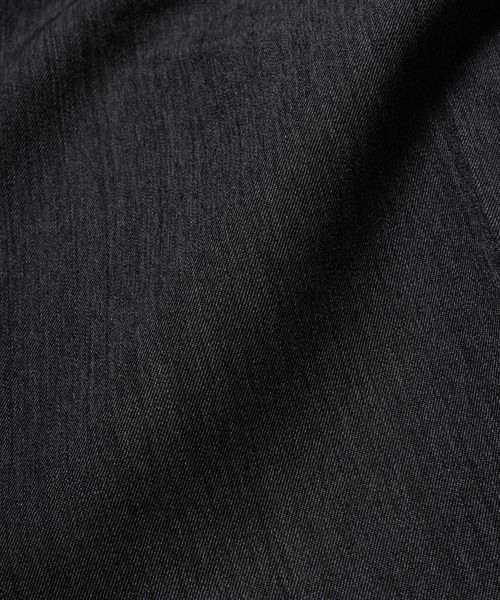 ADAM ET ROPE'（アダムエロペ）の「【WILD LIFE TAILOR】WOOL GABARDINE STRAIGHT SLACKS（スラックス・メンズ・グレー/ブラック・L/M）」の6枚目の写真