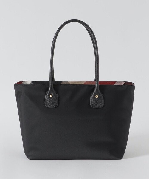 セール】パーシャルクレストブリッジチェックナイロントート（トート