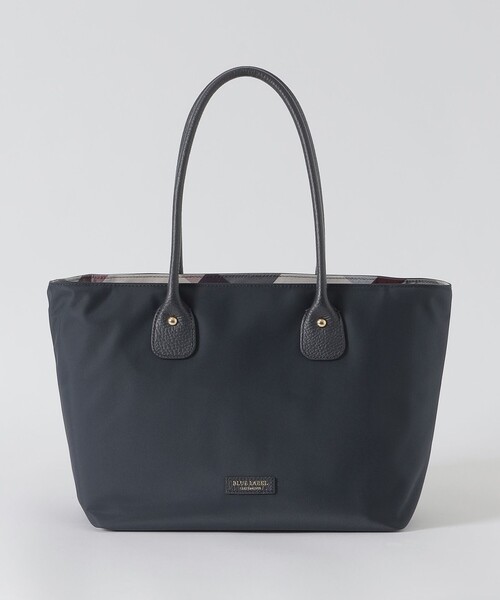 BLUE LABEL CRESTBRIDGE（ブルーレーベルクレストブリッジ）の「パーシャルクレストブリッジチェックナイロントート（トートバッグ・レディース・ブラック/ライトピンク/ダークネイビー・FREE）」の4枚目の写真