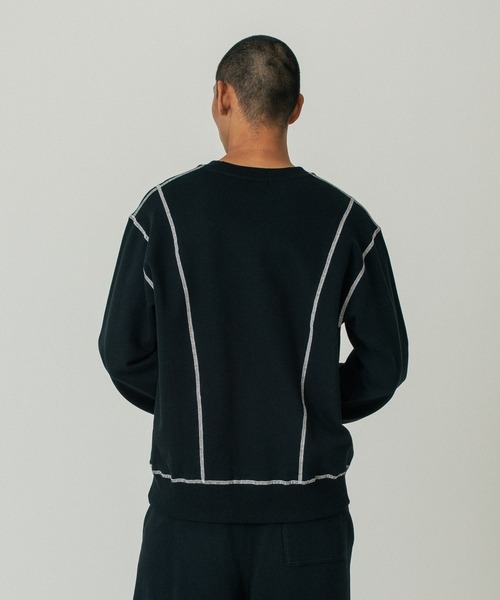 SILAS（サイラス）の「STITCH SWEATSHIRT（スウェット・メンズ・アッシュ/ブラック・XL/L/M）」の4枚目の写真