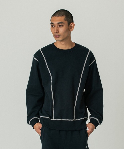 SILAS（サイラス）の「STITCH SWEATSHIRT（スウェット・メンズ・アッシュ/ブラック・XL/L/M）」の15枚目の写真