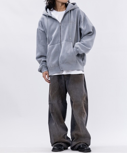 セール】【at】〔THRASHER/スラッシャー〕裏起毛 ワンポイントロゴ