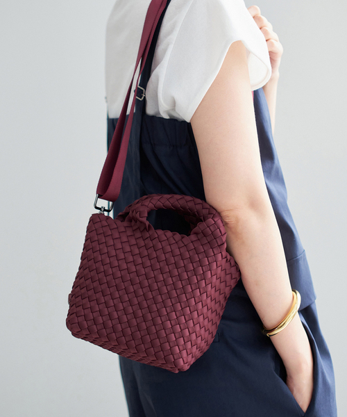IENA(イエナ)の「NAGHEDI/ナゲディ St Barths Petite Tote トートバッグ SN03011LD(トートバッグ・レディース・ボルドー・FREE)」の4枚目の写真