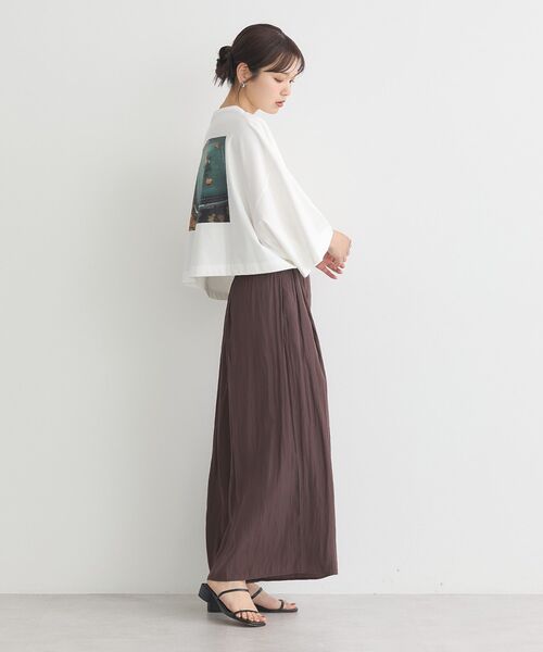 earth music&ecology(アースミュージックアンドエコロジー)の「マットサテンスカーチョ(その他パンツ・レディース・ベージュ/その他14/ブラウン・FREE)」の22枚目の写真