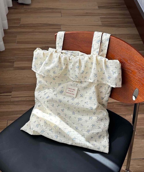 VIBGYOR(ヴィブジョー)の「Liaa/花柄 ギンガムチェック フリル トートバッグ A18682(トートバッグ・レディース・その他4/その他6/その他3/その他2/その他5/その他1・FREE)」の17枚目の写真