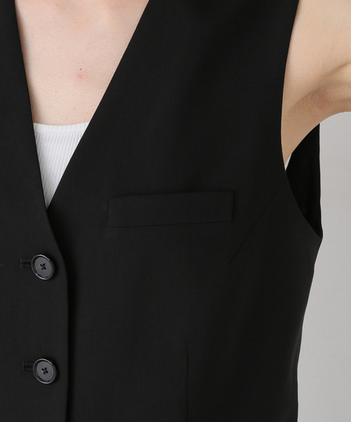 Deuxieme Classe（ドゥーズィエムクラス）の「Peter's suit ベスト（その他アウター・レディース・ブラック・FREE）」の3枚目の写真
