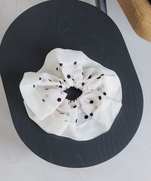 セール】ドットガラBIGシュシュ591744（シュシュ）｜Andemiu