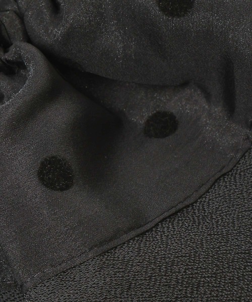 Andemiu（アンデミュウ）の「ドットガラBIGシュシュ591744（シュシュ・レディース・アイボリー/ブラック・FREE）」の12枚目の写真