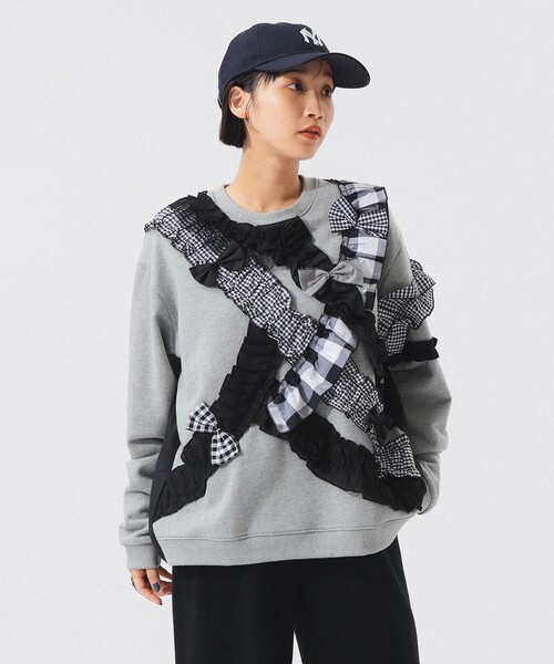 セール】【別注】TORI-TO / リボン スウェット シャツ（スウェット