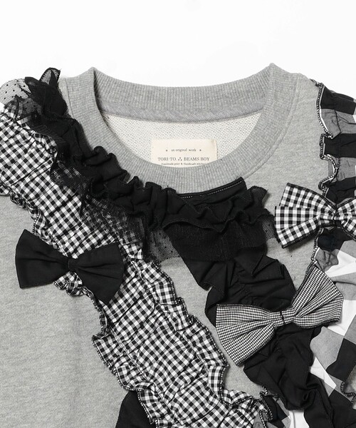 セール】【別注】TORI-TO / リボン スウェット シャツ（スウェット